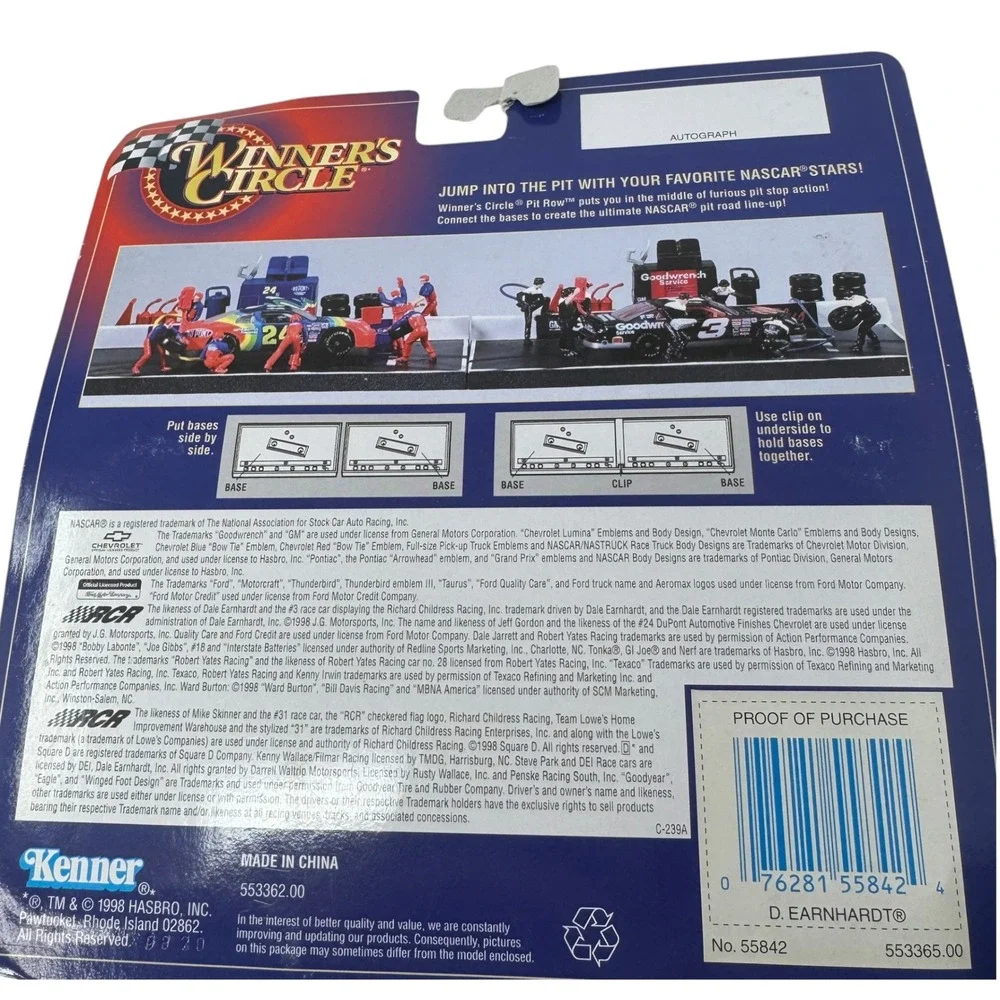 1998 Winner's Circle Dale Earnhardt #3 Pit Row NASCAR Diecast Set NIP